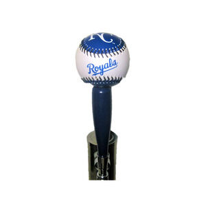 MLB Kansas City Royals Beer Tap Handle Kegerator Pub Style Baseball Blue Wood